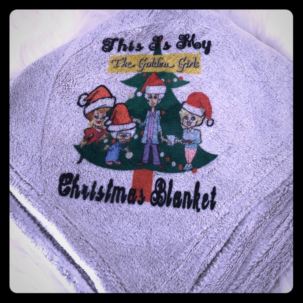 Golden Girls Christmas Blanket